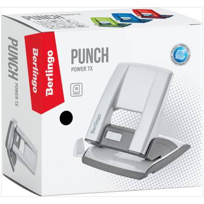 Дырокол Power TX, 30 листов, красный